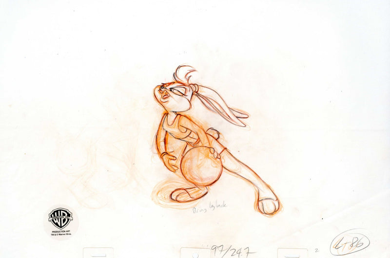 Space Jam Original Production Drawing: Lola Bunny - Choice Fine Art