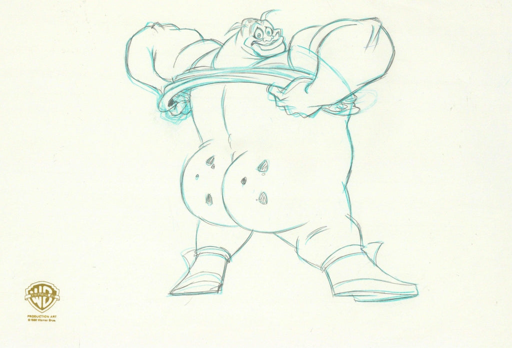 Space Jam Original Production Drawing: Monstar Pound - Choice Fine Art