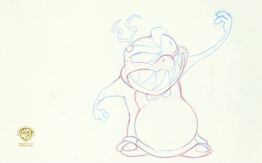 Space Jam Original Production Drawing: Nerdluck Pound - Choice Fine Art
