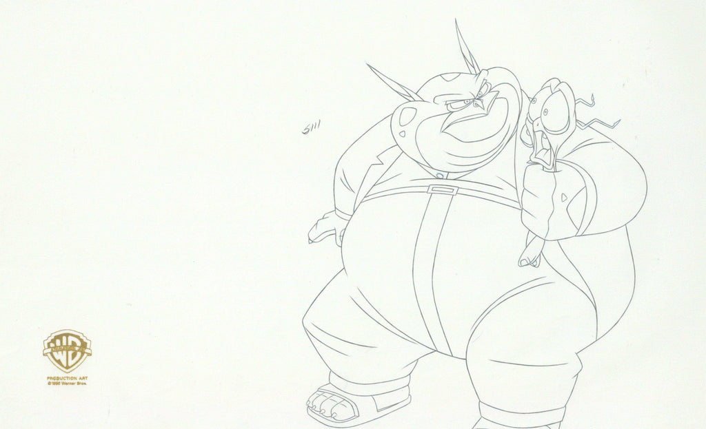 Space Jam Original Production Drawing: Swackhammer and Nerdluck Bang - Choice Fine Art