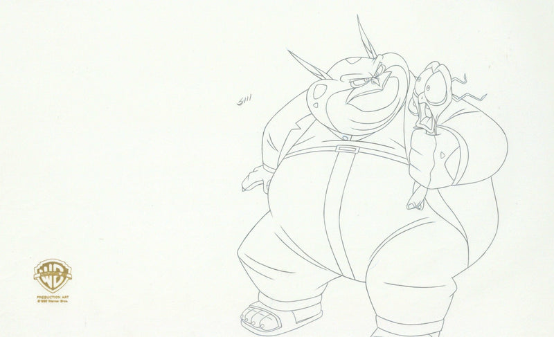 Space Jam Original Production Drawing: Swackhammer and Nerdluck Bang - Choice Fine Art