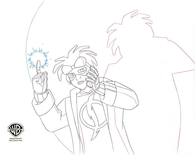 Static Shock Original Production Drawing: Static Shock - Choice Fine Art