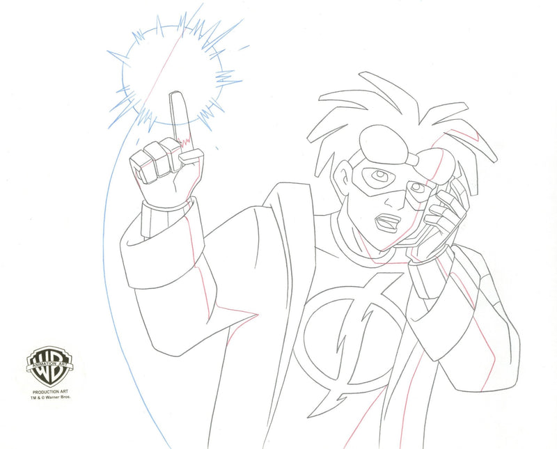Static Shock Original Production Drawing: Static Shock - Choice Fine Art