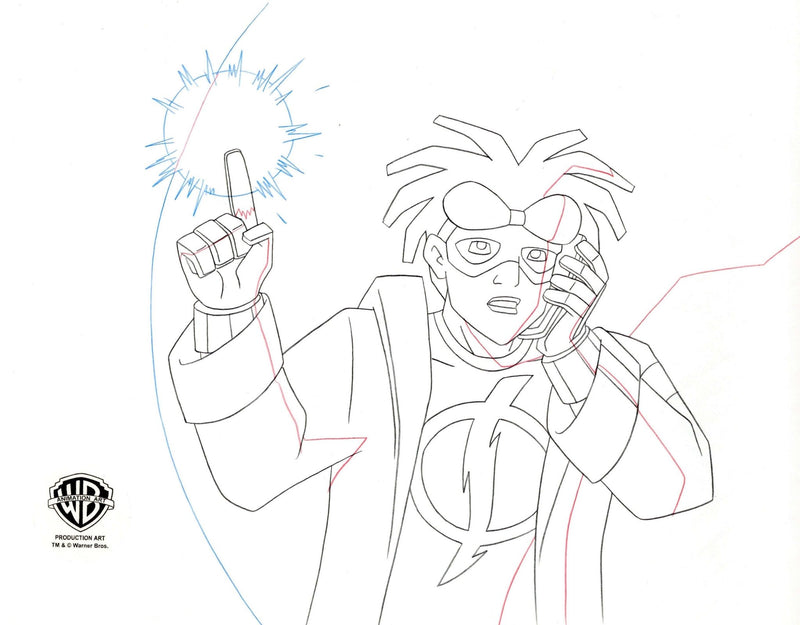 Static Shock Original Production Drawing: Static Shock - Choice Fine Art