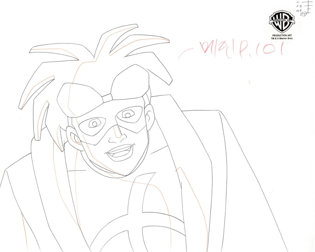 Static Shock Original Production Drawing: Static Shock - Choice Fine Art