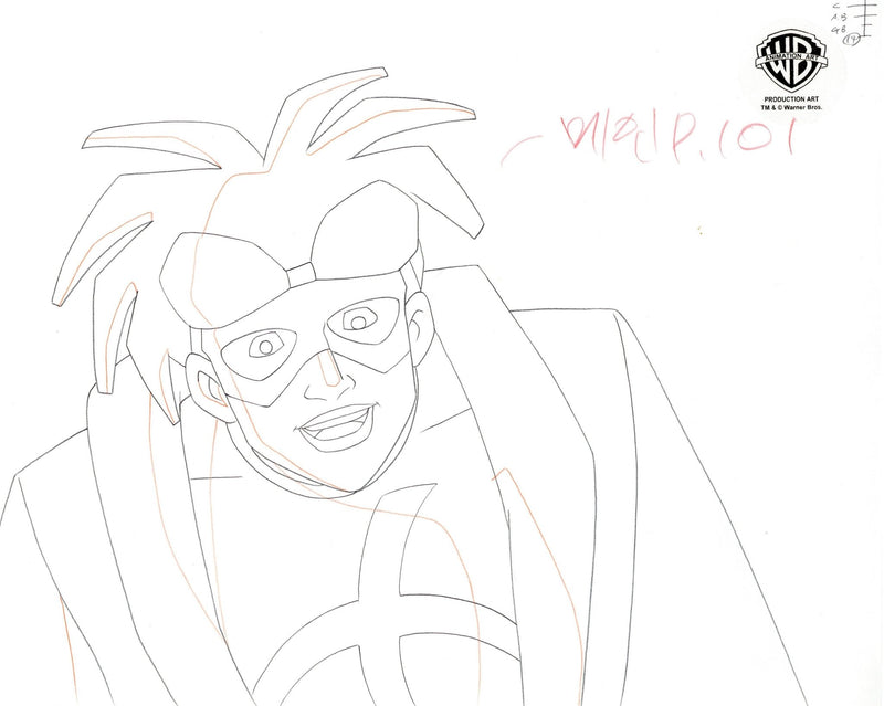Static Shock Original Production Drawing: Static Shock - Choice Fine Art