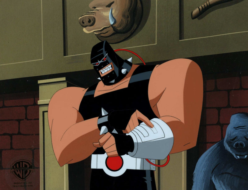 Superman the Animated Series Original Production Cel: Bane - Choice Fine Art