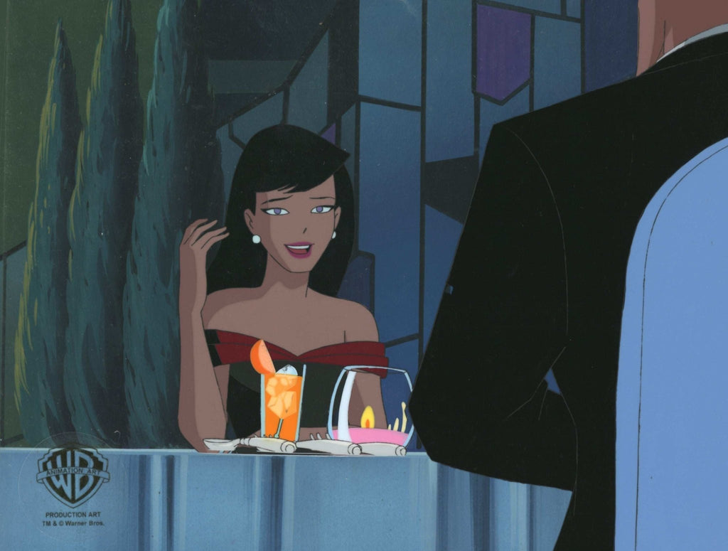 Superman the Animated Series Original Production Cel on Original Background: Lois Lane - Choice Fine Art