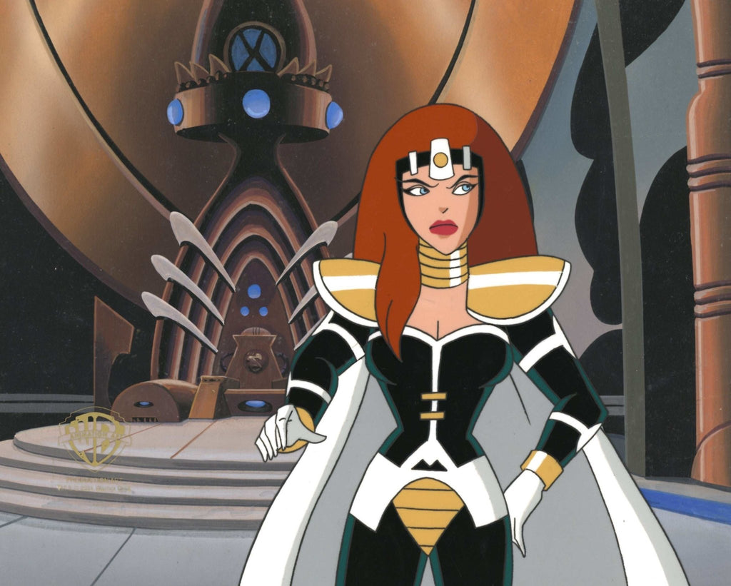 Superman the Animated Series Original Production Cel on Original Background: Maxima - Choice Fine Art