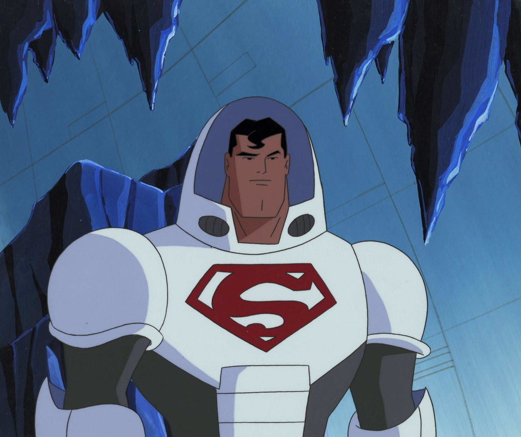 Superman the Animated Series Original Production Cel on Original Background: Superman - Choice Fine Art