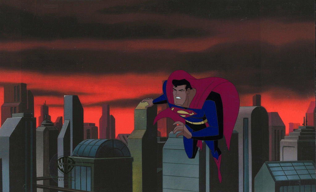 Superman the Animated Series Original Production Cel: Superman - Choice Fine Art