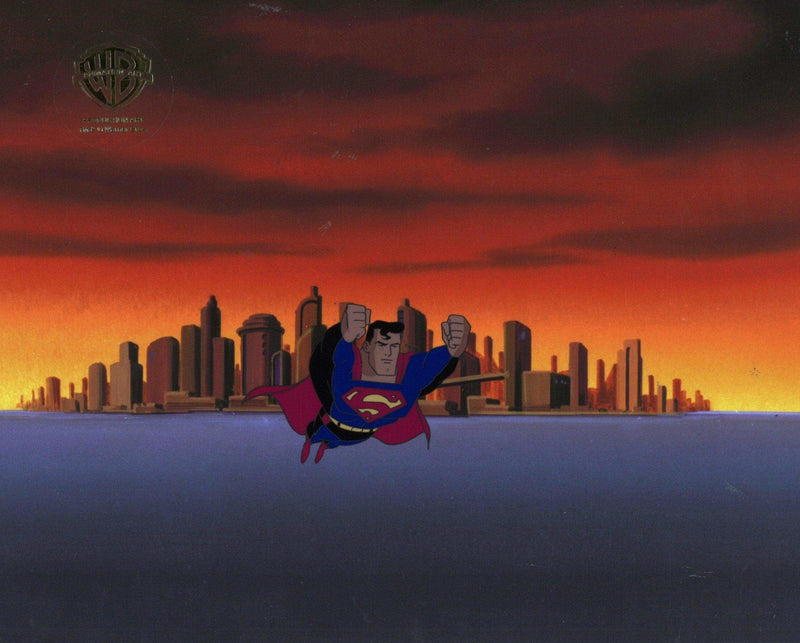 Superman the Animated Series Original Production Cel: Superman - Choice Fine Art