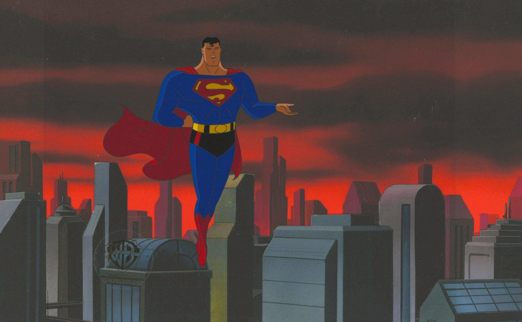 Superman the Animated Series Original Production Cel: Superman - Choice Fine Art