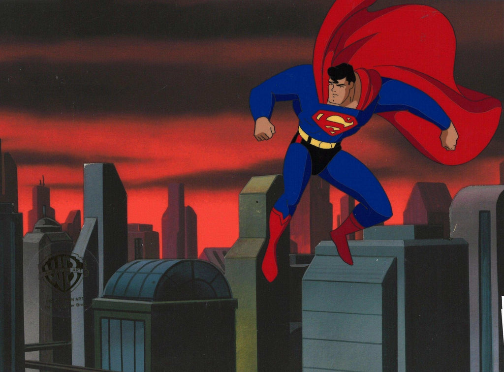 Superman the Animated Series Original Production Cel: Superman - Choice Fine Art