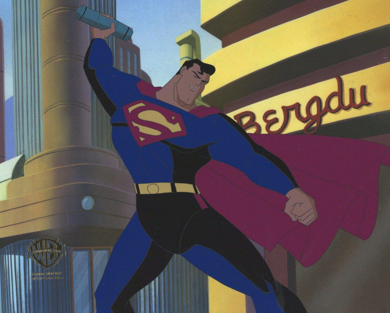 Superman the Animated Series Original Production Cel: Superman - Choice Fine Art