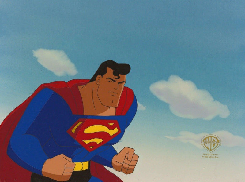 Superman the Animated Series Original Production Cel: Superman - Choice Fine Art