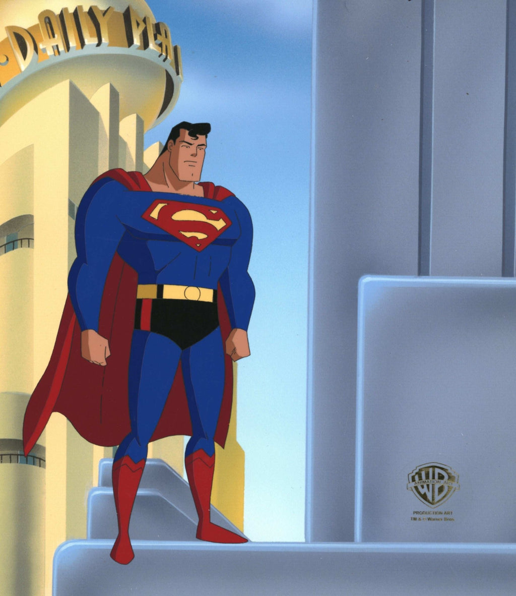 Superman the Animated Series Original Production Cel: Superman - Choice Fine Art