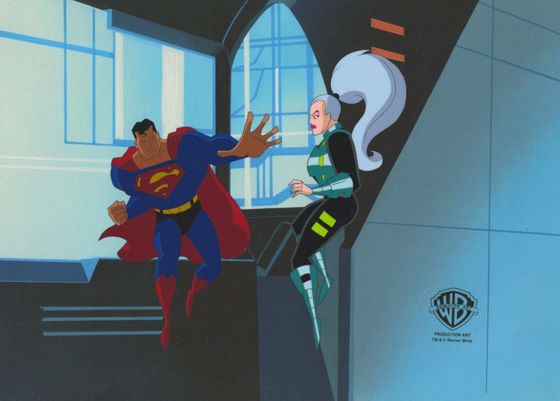 Superman the Animated Series Original Production Cel: Superman and Mala - Choice Fine Art