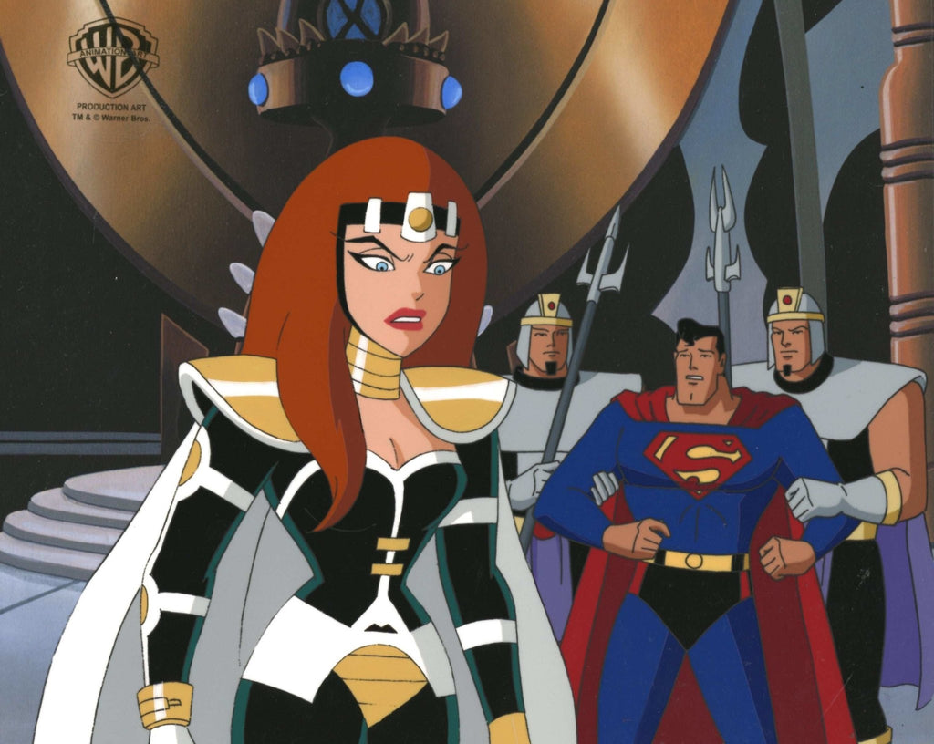 Superman the Animated Series Original Production Cel: Superman and Maxima - Choice Fine Art