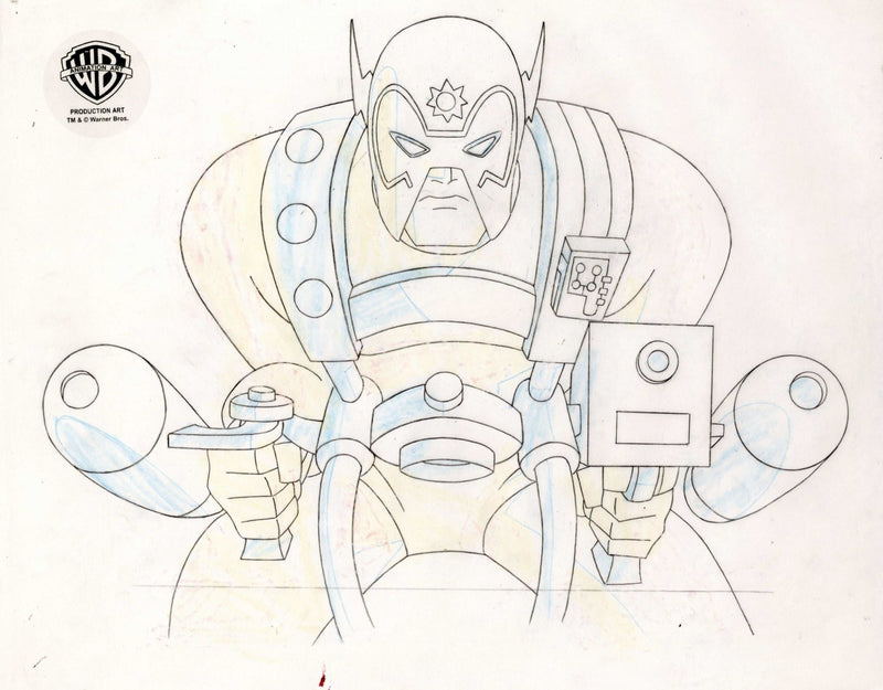 Superman the Animated Series Original Production Cel with Matching Drawing: Orion - Choice Fine Art