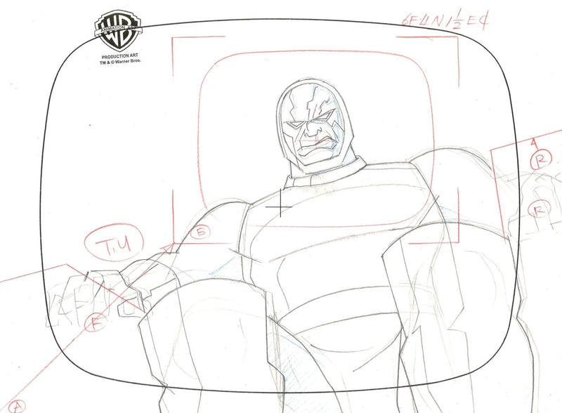 Superman the Animated Series Original Production Drawing: Darkseid - Choice Fine Art