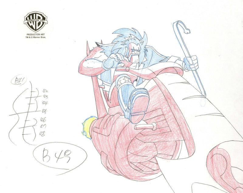 Superman the Animated Series Original Production Drawing: Lobo - Choice Fine Art