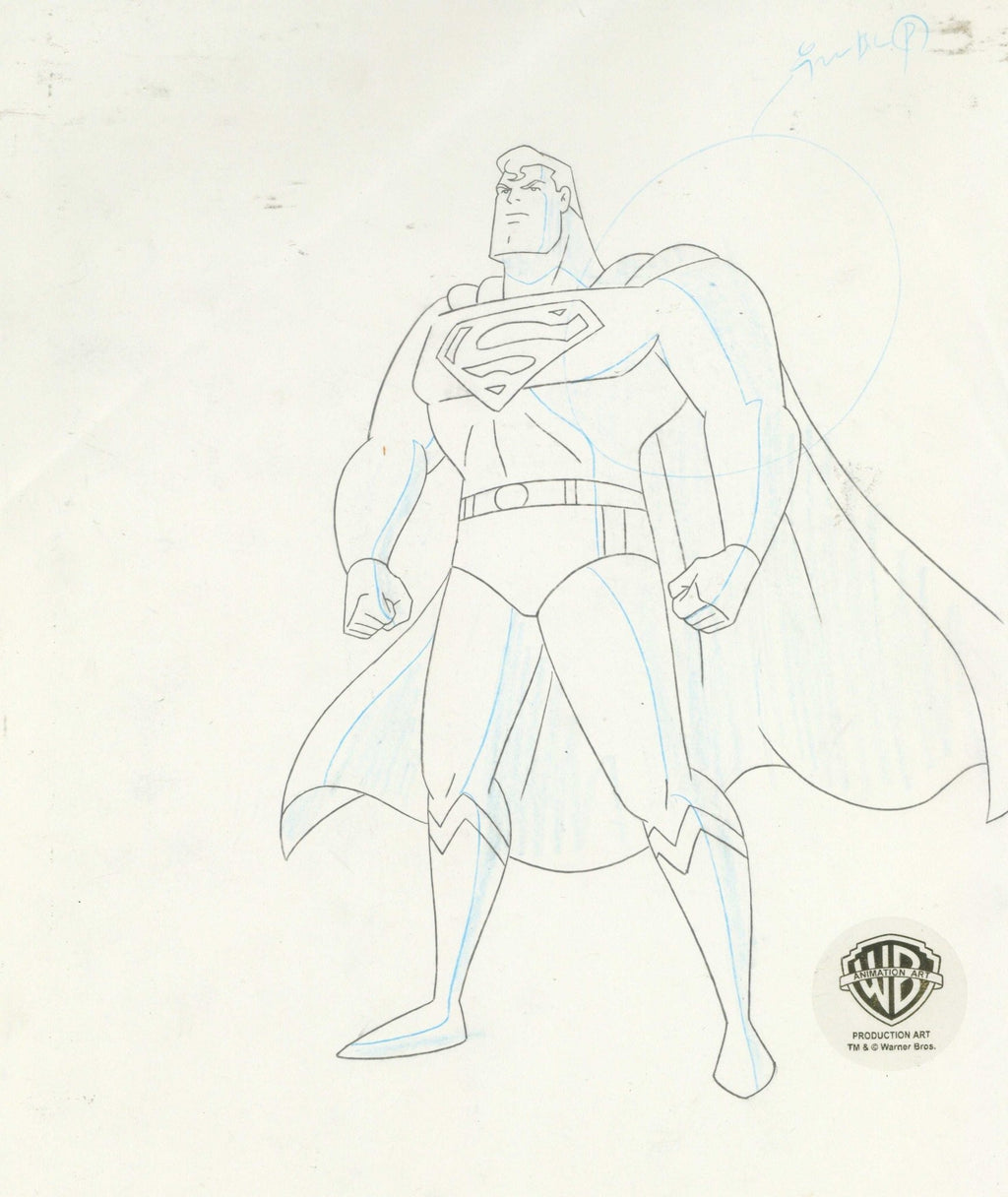 Superman the Animated Series Original Production Drawing: Superman - Choice Fine Art