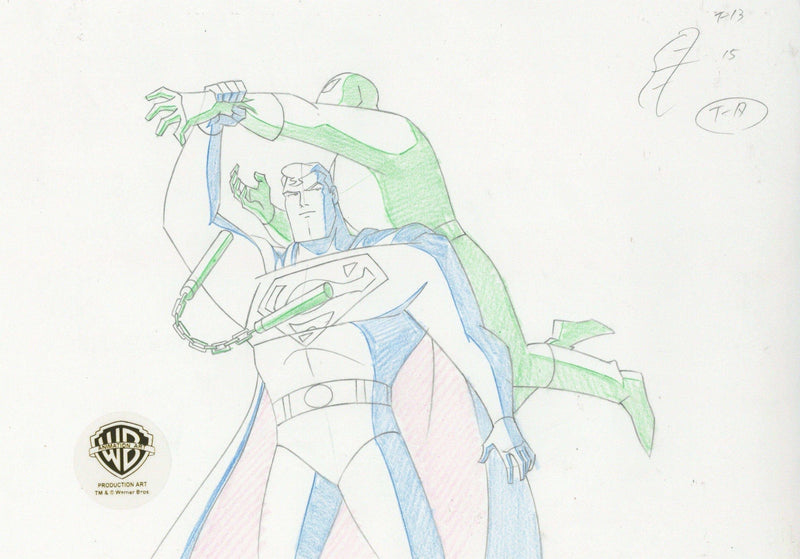 Superman the Animated Series Original Production Drawing: Superman - Choice Fine Art