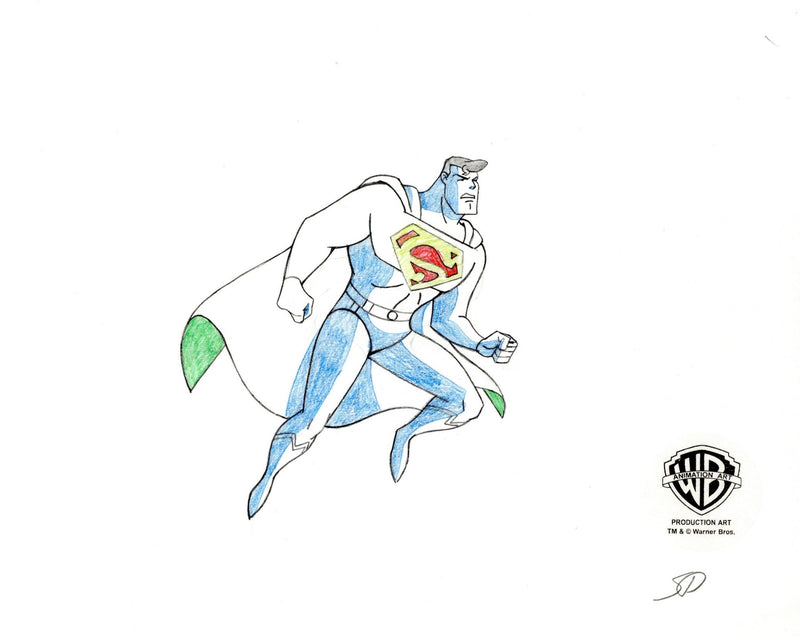 Superman the Animated Series Original Production Drawing: Superman - Choice Fine Art