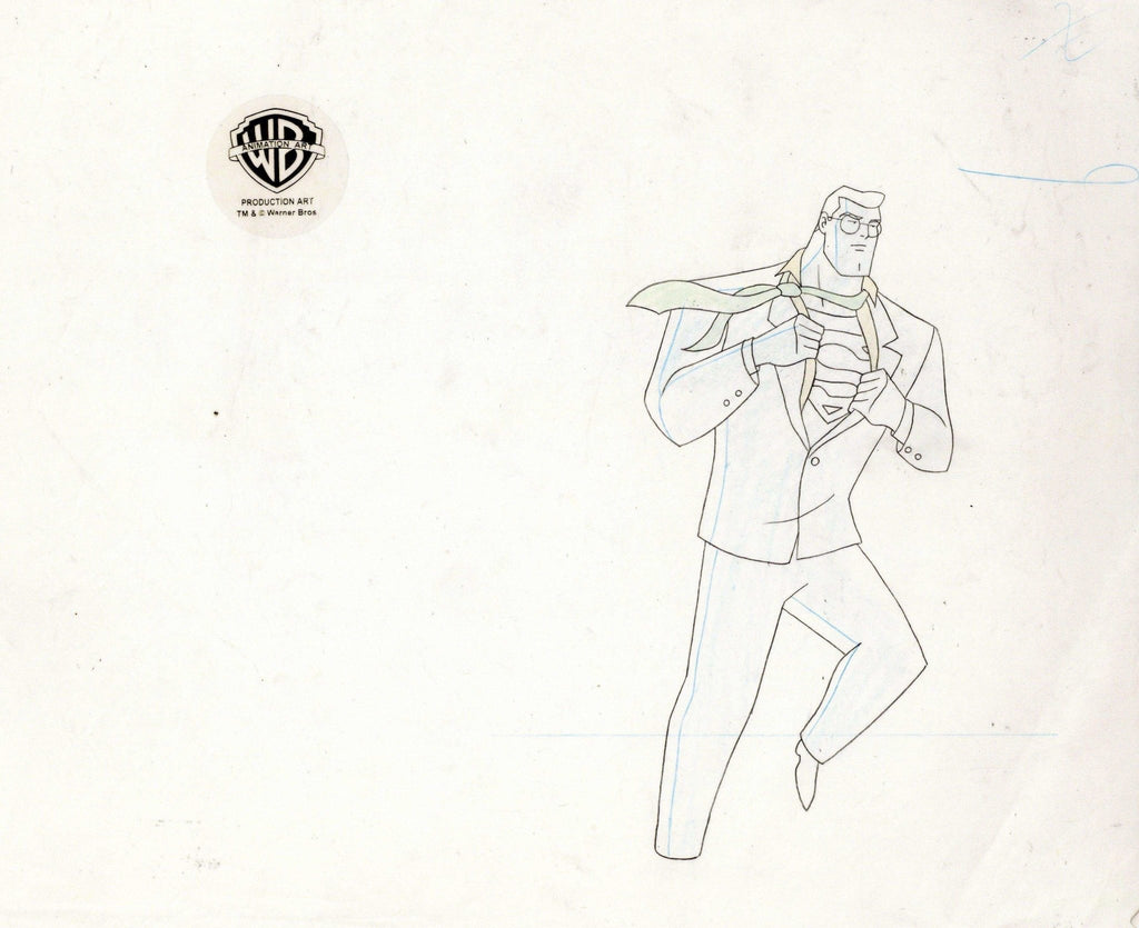 Superman the Animated Series Original Production Drawing: Superman - Choice Fine Art