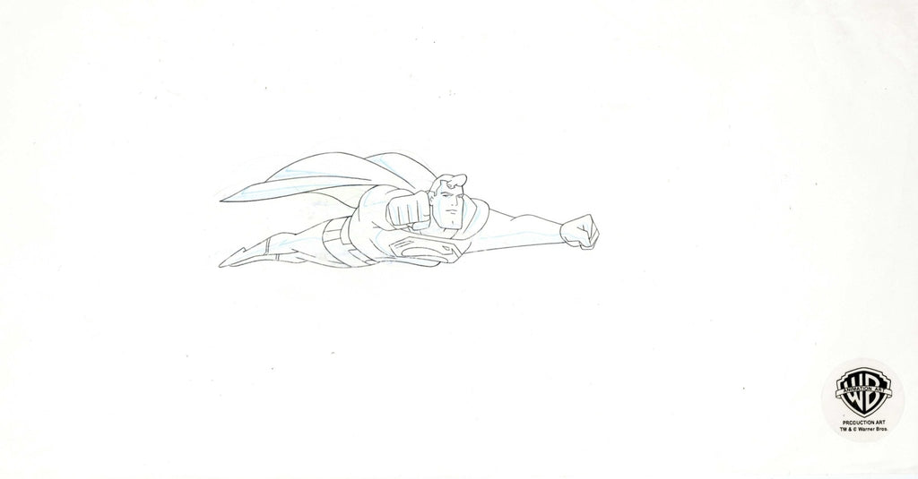 Superman the Animated Series Original Production Drawing: Superman - Choice Fine Art