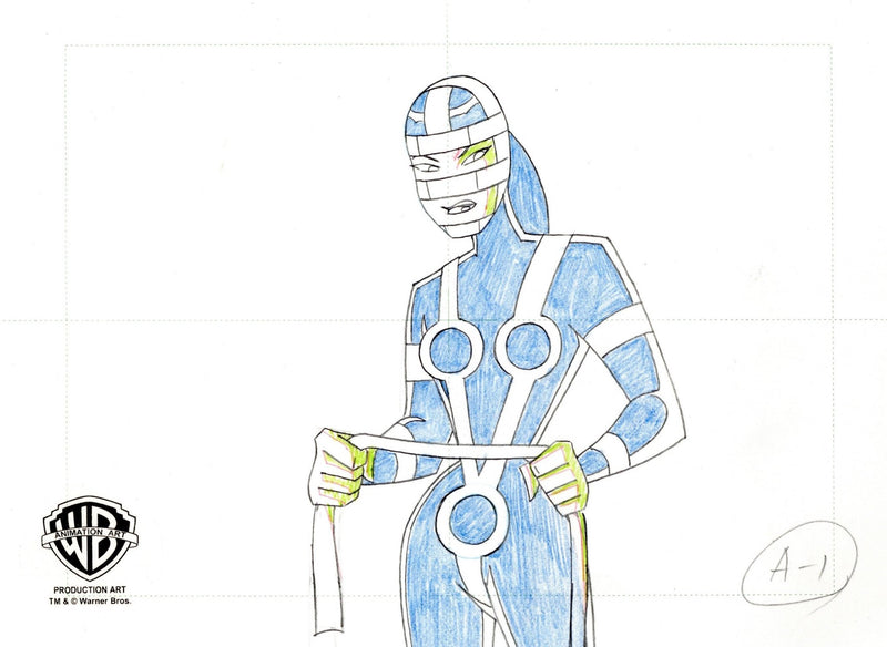 Superman the Animated Series Original Production Layout Drawing: Lashina - Choice Fine Art