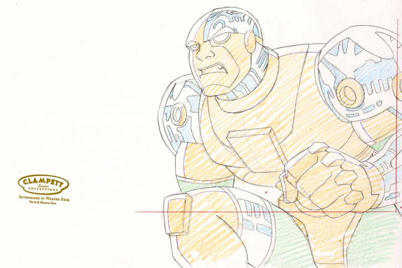 Teen Titans Original Production Drawing: Cyborg - Choice Fine Art