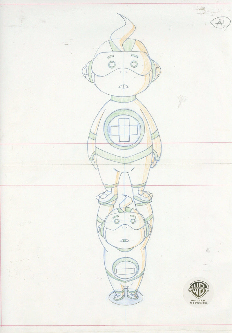 Teen Titans Original Production Drawing: Mas y Menos - Choice Fine Art