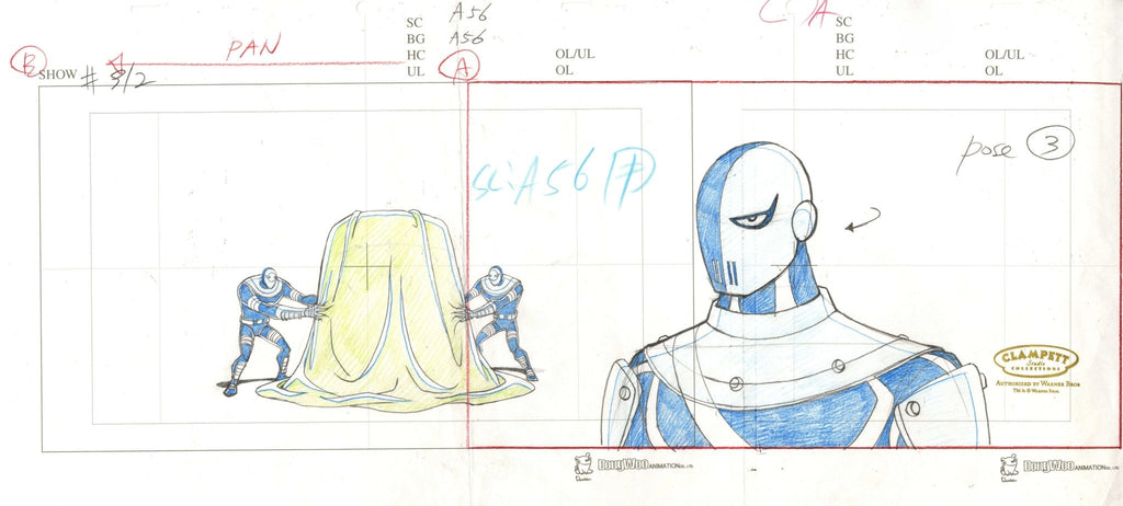 Teen Titans Original Production Drawing: Slade - Choice Fine Art