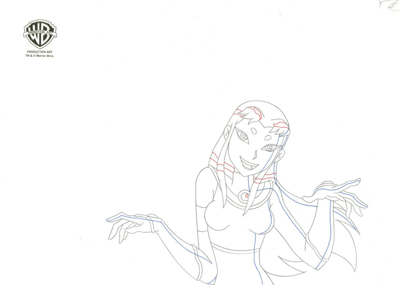 Teen Titans Original Production Drawing: Starfire - Choice Fine Art
