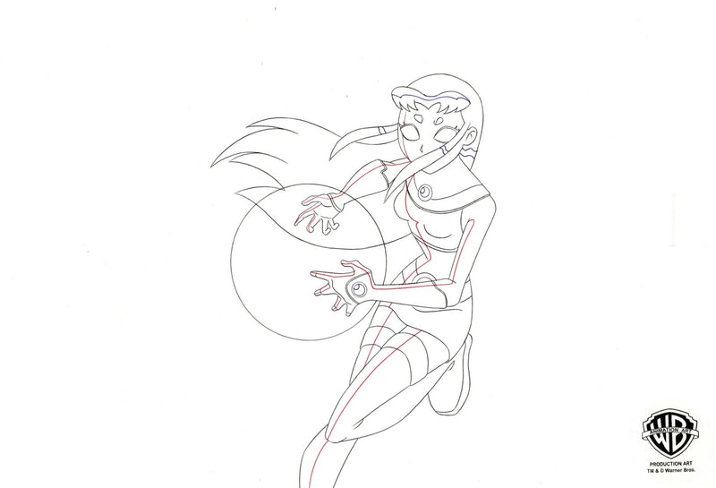 Teen Titans Original Production Drawing: Starfire - Choice Fine Art