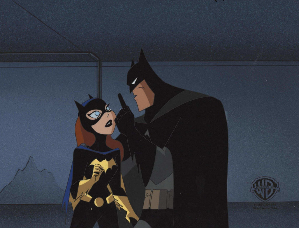 The New Batman Adventures Original Production Cel: Batman and Batgirl - Choice Fine Art