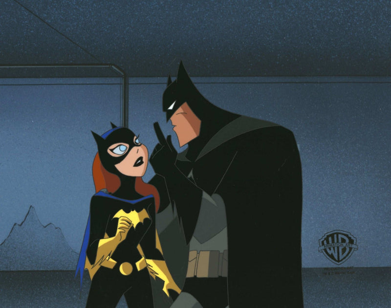 The New Batman Adventures Original Production Cel: Batman and Batgirl - Choice Fine Art