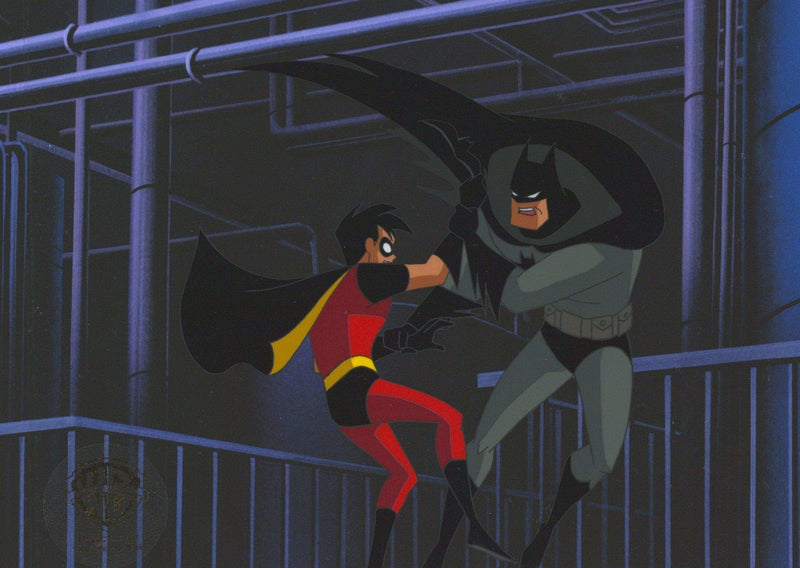 The New Batman Adventures Original Production Cel: Batman and Robin - Choice Fine Art