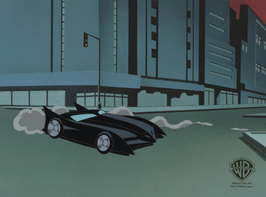 The New Batman Adventures Original Production Cel: Batmobile - Choice Fine Art