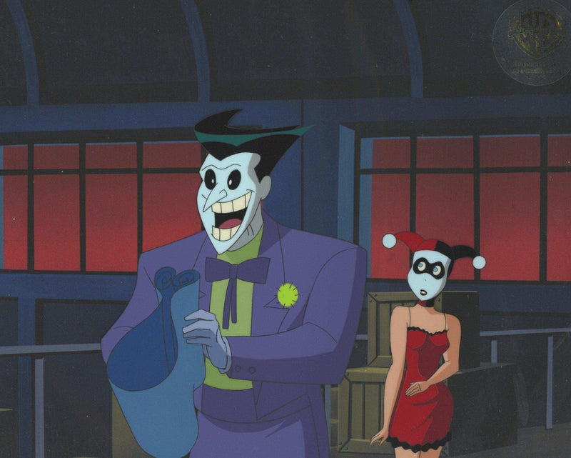 The New Batman Adventures Original Production Cel: Harley Quinn and Joker - Choice Fine Art