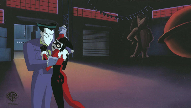 The New Batman Adventures Original Production Cel: Harley Quinn and Joker - Choice Fine Art