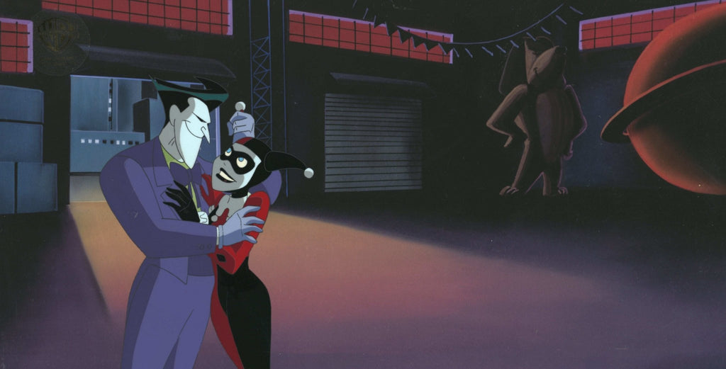 The New Batman Adventures Original Production Cel: Harley Quinn and Joker - Choice Fine Art