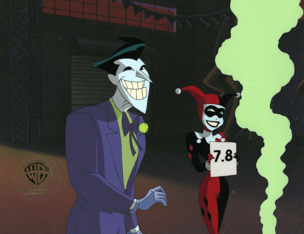 The New Batman Adventures Original Production Cel: Joker and Harley Quinn - Choice Fine Art