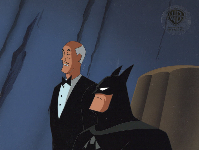 The New Batman Adventures Original Production Cel on Original Background: Batman and Alfred - Choice Fine Art