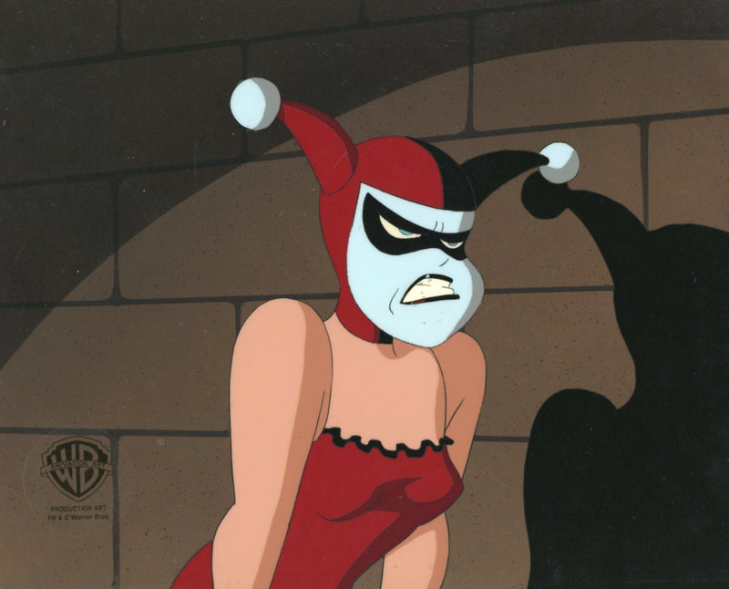 The New Batman Adventures Original Production Cel on Original Background: Harley Quinn - Choice Fine Art