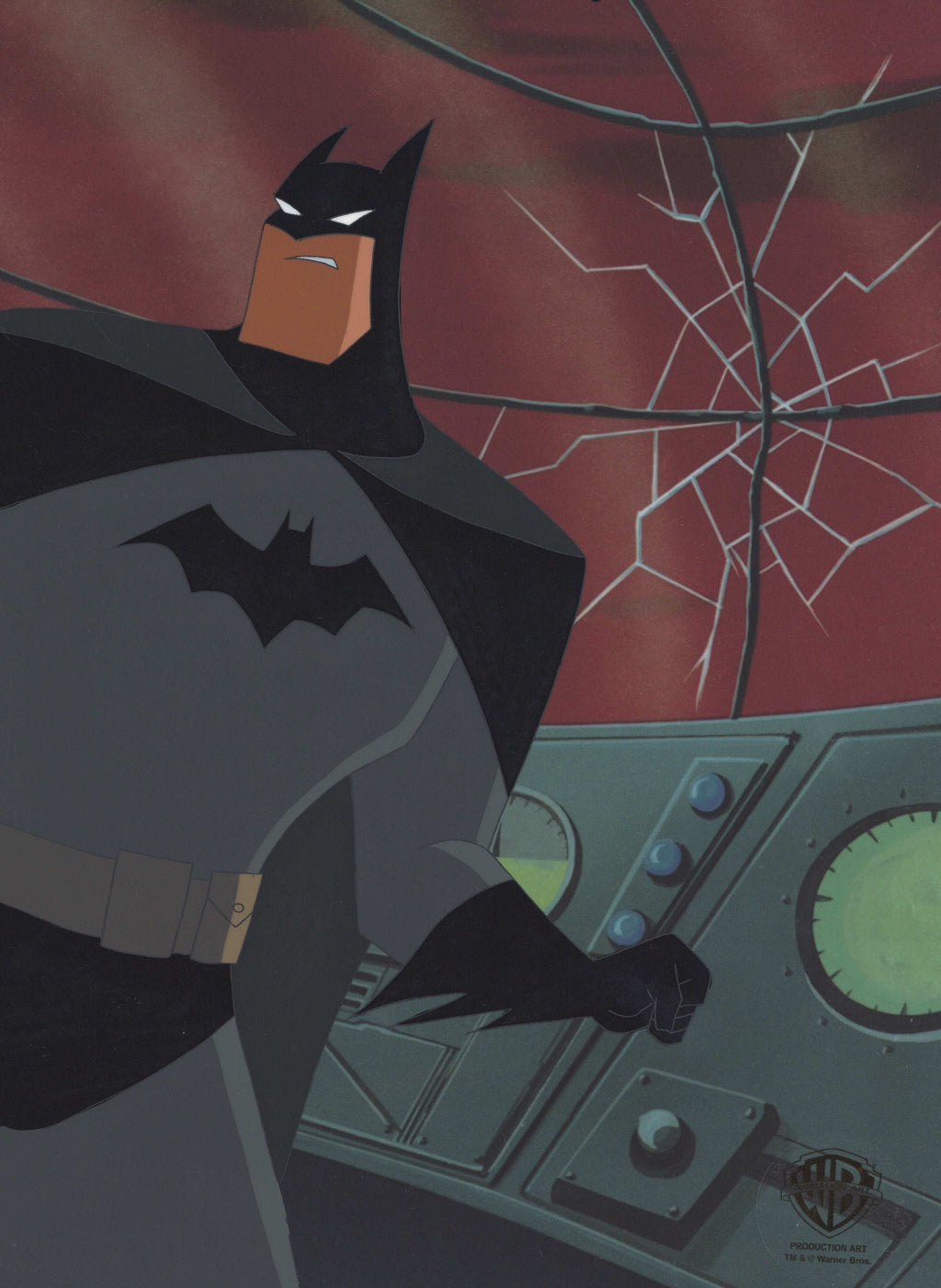 The New Batman Adventures Original Production Cel with Matching Drawing (Oversized): Batman - Choice Fine Art