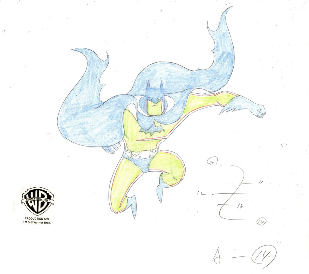 The New Batman Adventures Original Production Drawing: Batman - Choice Fine Art