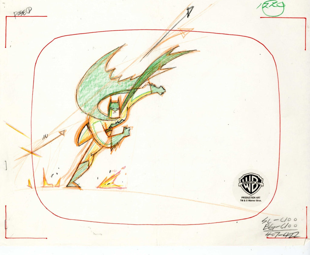 The New Batman Adventures Original Production Drawing: Batman - Choice Fine Art